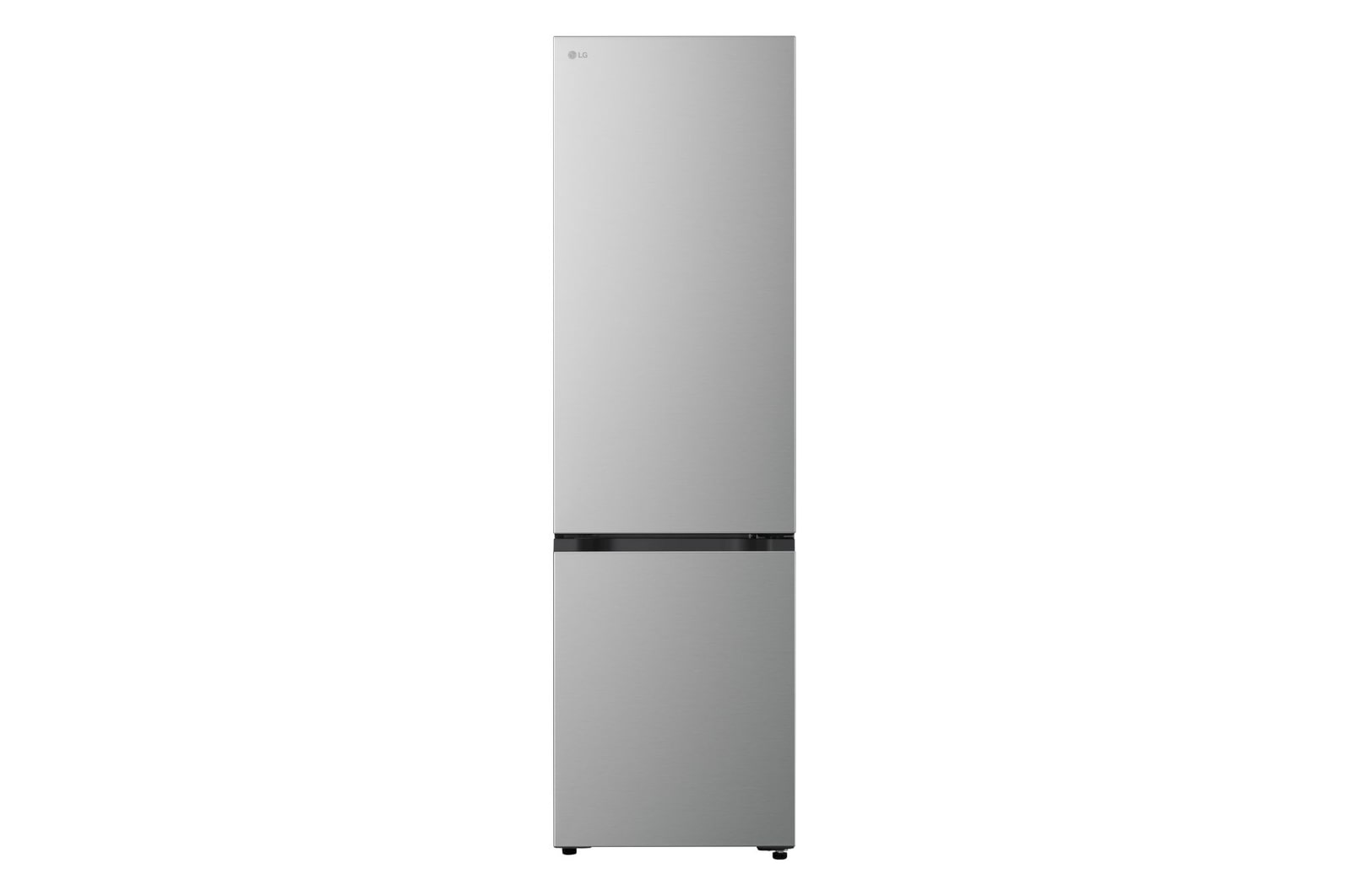 Vista frontale di Frigorifero combinato Fit & Max 60 cm| Classe C, 375L| AI Inverter, Wi-Fi, Metal Fresh, Door Cooling, Total No Frost| Prime Silver GBBS726CPY